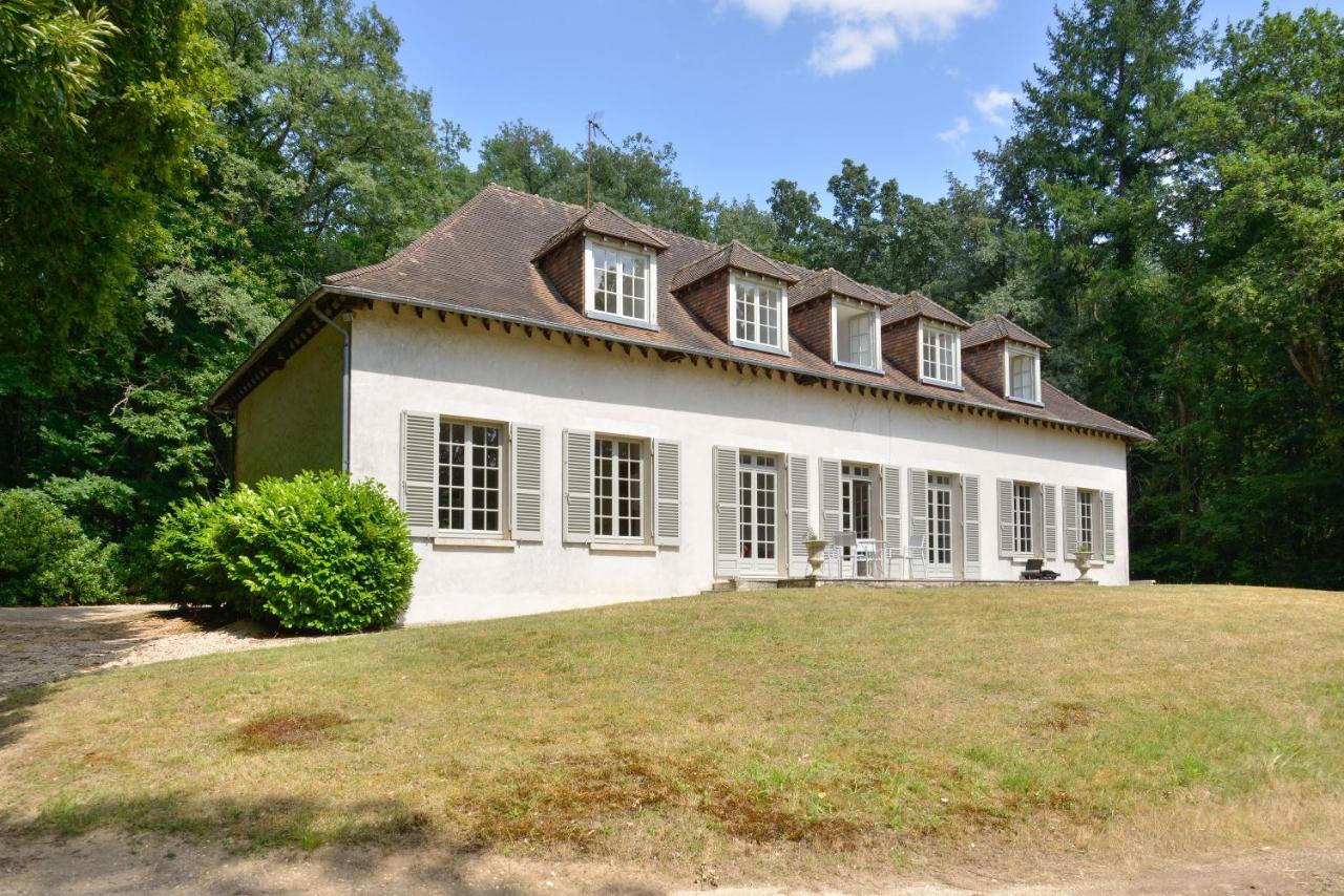 La Genetiere - Grande Maison Avec Etang En Sologne Mery-es-Bois Экстерьер фото